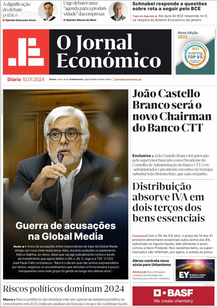 Portada de Oje (Portugal)