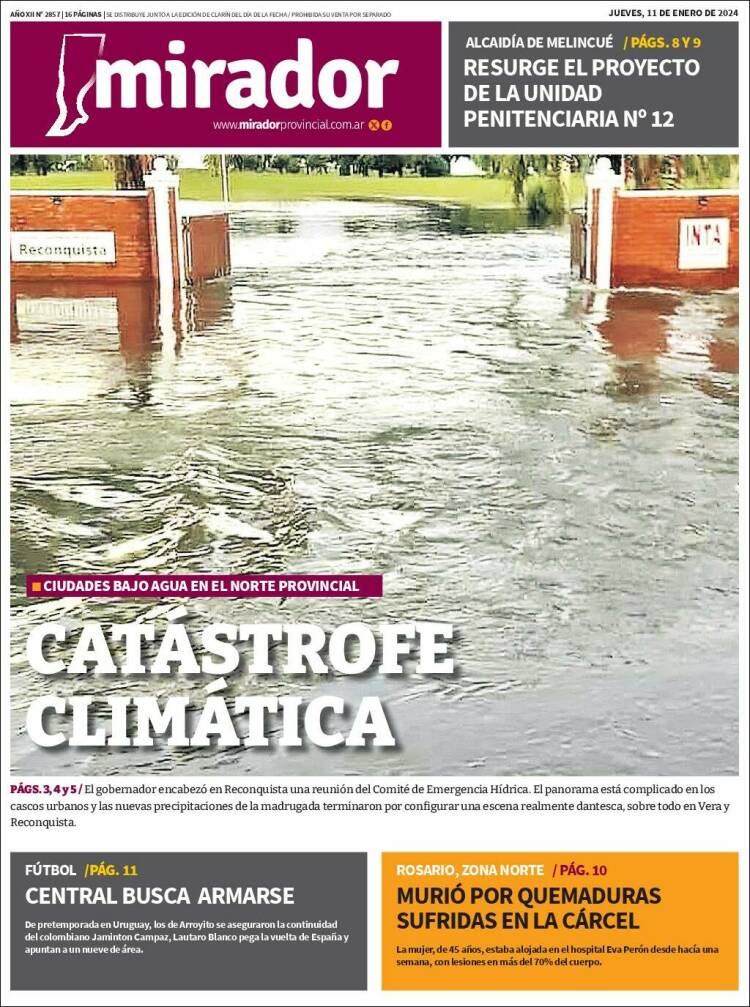 Portada de Mirador Provincial (Argentina)