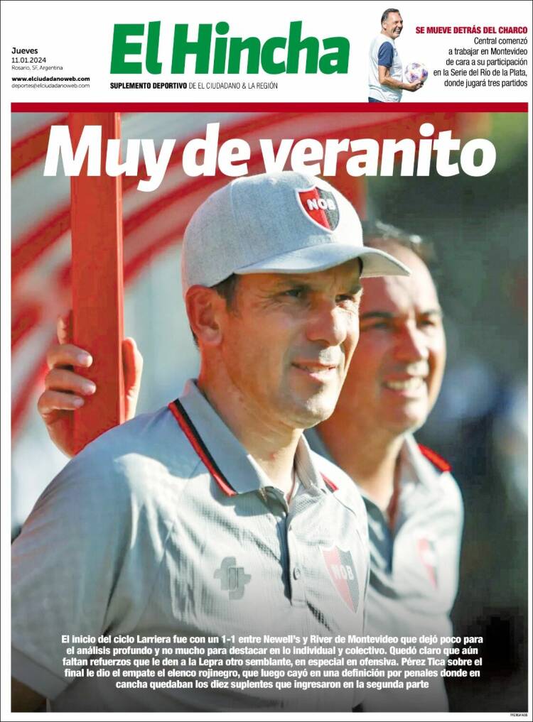 Portada de El Hincha (Argentina)