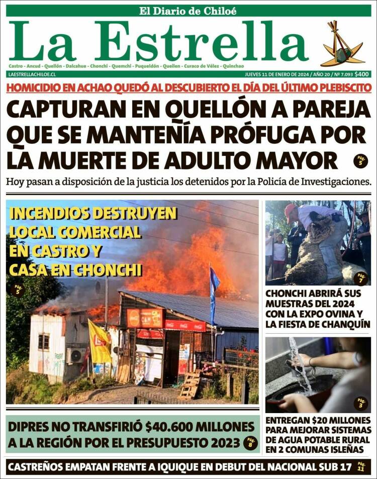 Portada de Estrella de Chiloé (Chile)