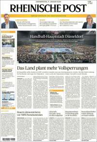 Portada de Rheinische Post (Alemania)