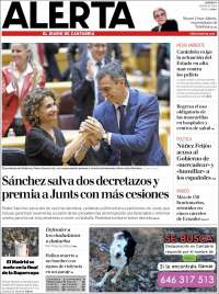 Portada de Alerta - El Diario de Cantabria (Spain)