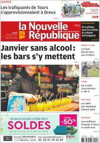 Portada de La Nouvelle Republique (France)