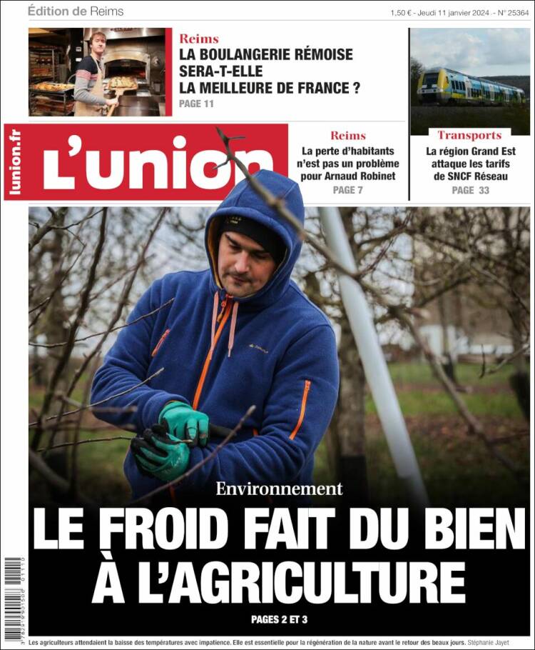 Portada de L'Union (Francia)
