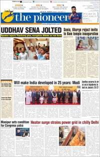 Portada de The Pioneer (India)