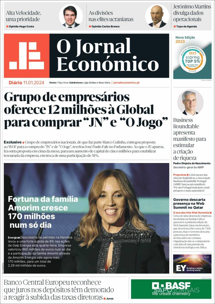 Portada de Oje (Portugal)