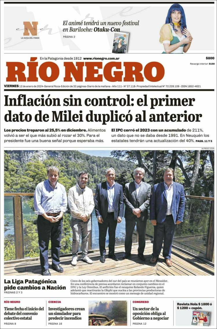 Portada de Rio Negro (Argentina)