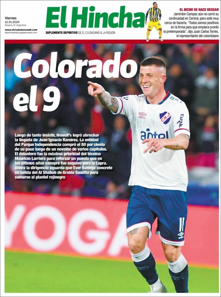 Portada de El Hincha (Argentina)