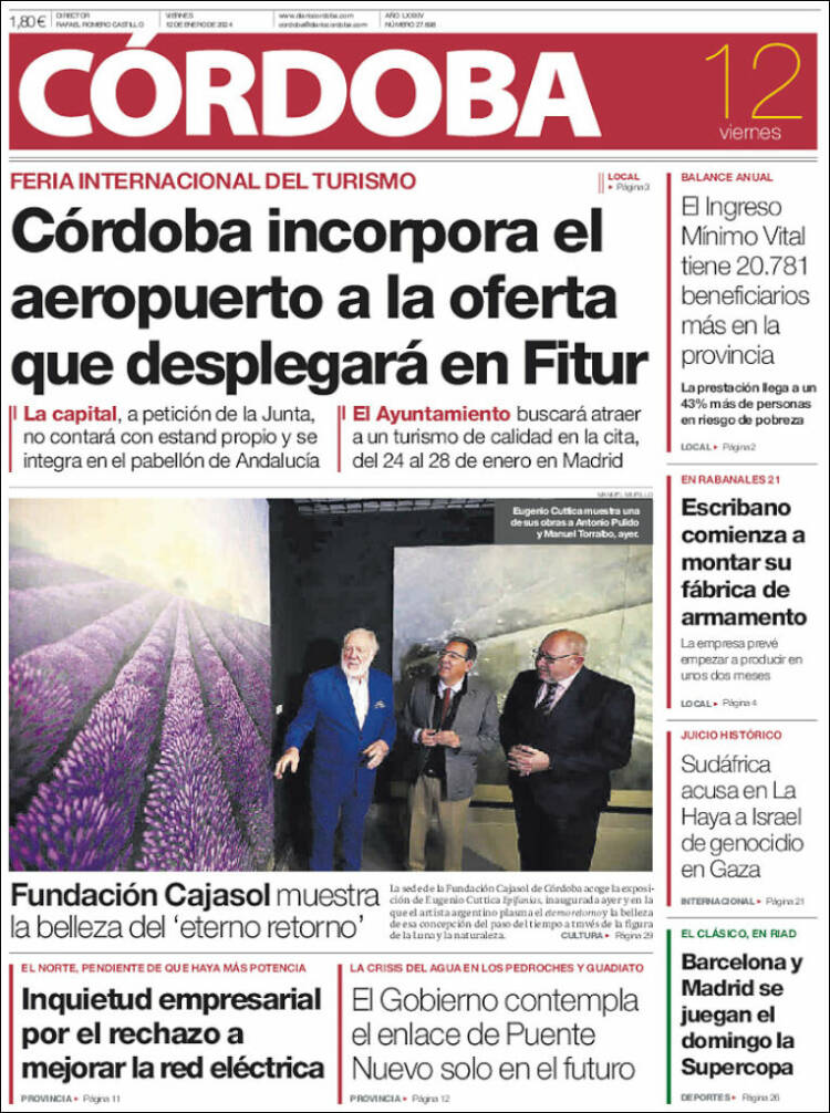 Portada de Diario de Córdoba (España)