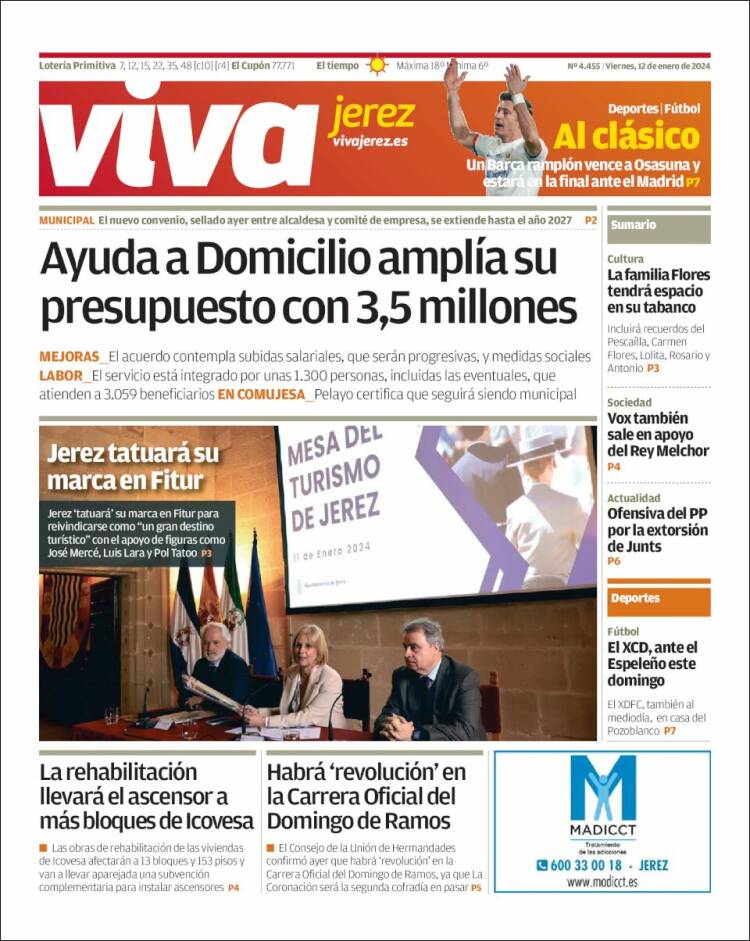 Portada de Información - Jerez (España)