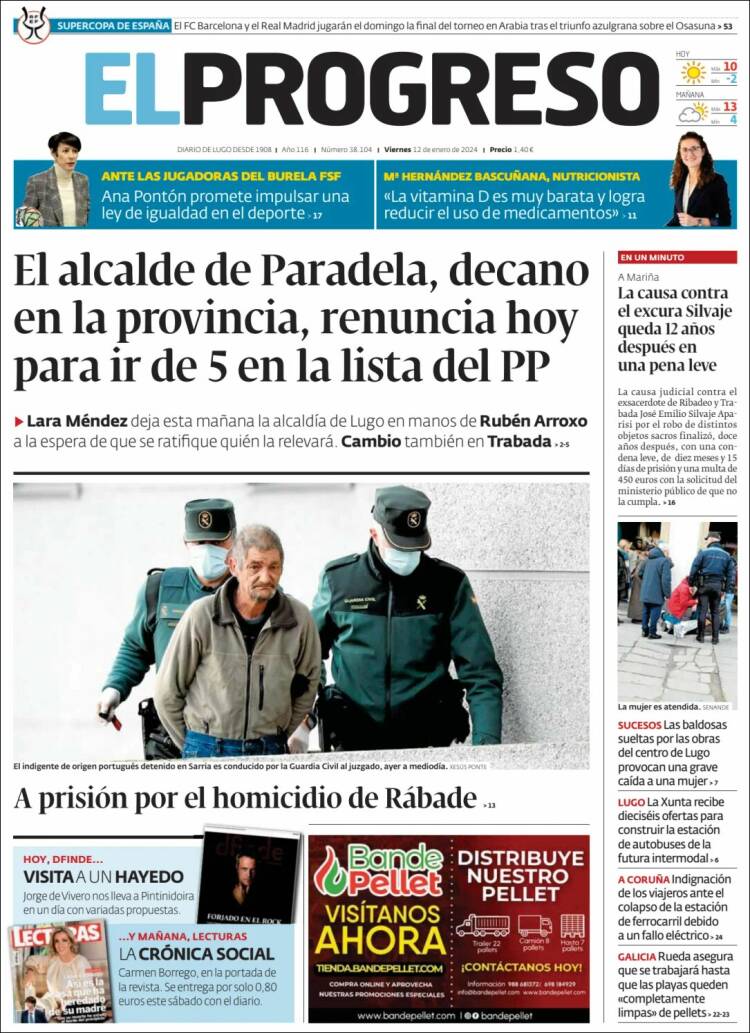 Portada de El Progreso (España)