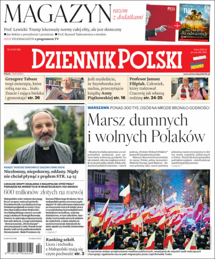 Portada de Dziennik (Polonia)