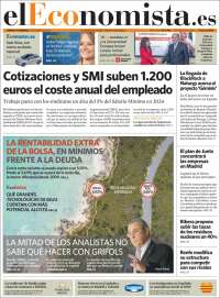 Portada de El Economista (Espa&ntilde;a)
