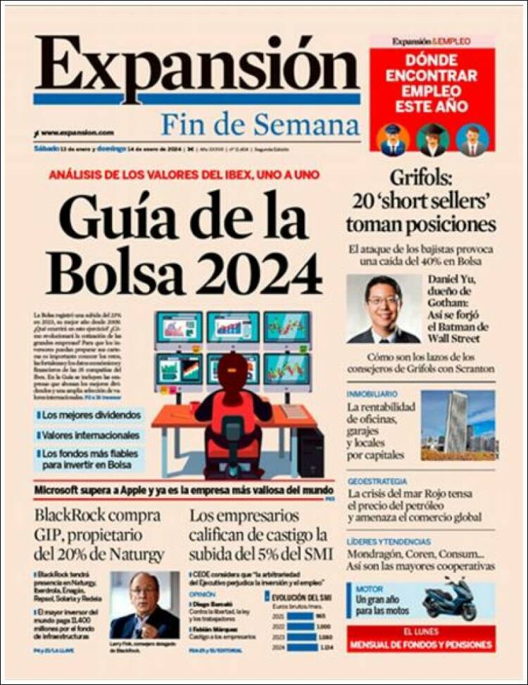 Portada de Expansión (Espa&ntilde;a)