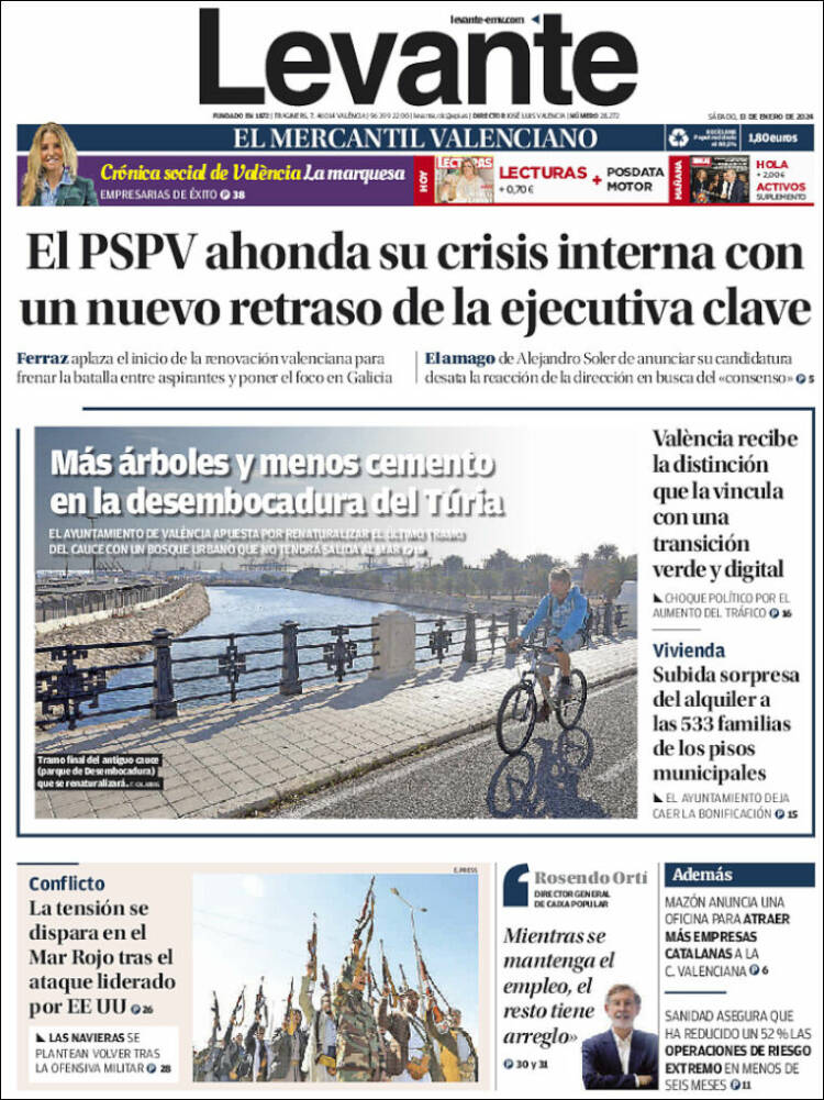 Portada de Levante (España)