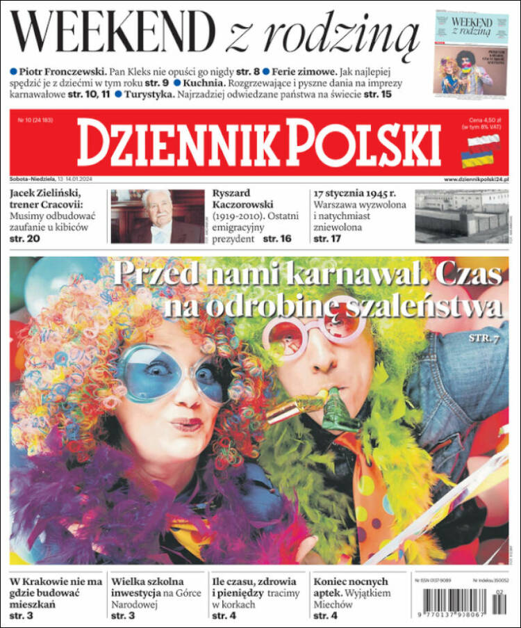 Portada de Dziennik (Polonia)