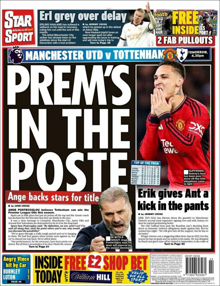 Portada de Star Sport (Reino Unido)