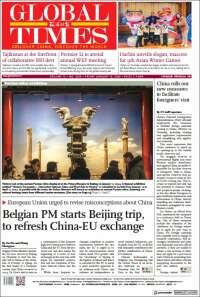 Portada de The Global Times (China)