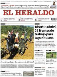 Portada de El Heraldo (Colombia)