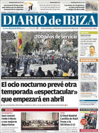 Portada de Diario de Ibiza (España)