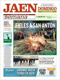 Portada de Diario Jaén (España)