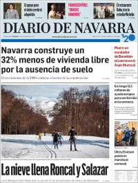 Portada de Diario de Navarra (España)