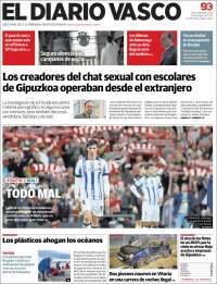 Portada de Diario Vasco (España)