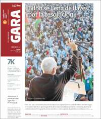 Portada de Gara (España)