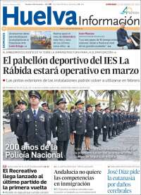 Portada de Huelva Información (España)