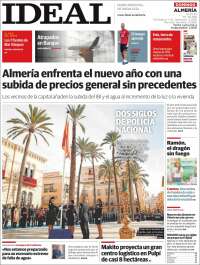 Portada de Ideal Almeria (España)