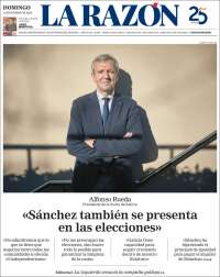 Portada de La Razón (España)