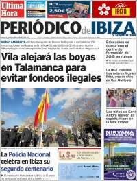 Portada de Periódico de Ibiza (España)