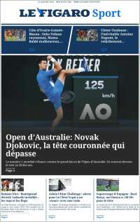 Portada de Le Figaro Sport (Francia)