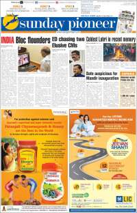 Portada de The Pioneer (India)
