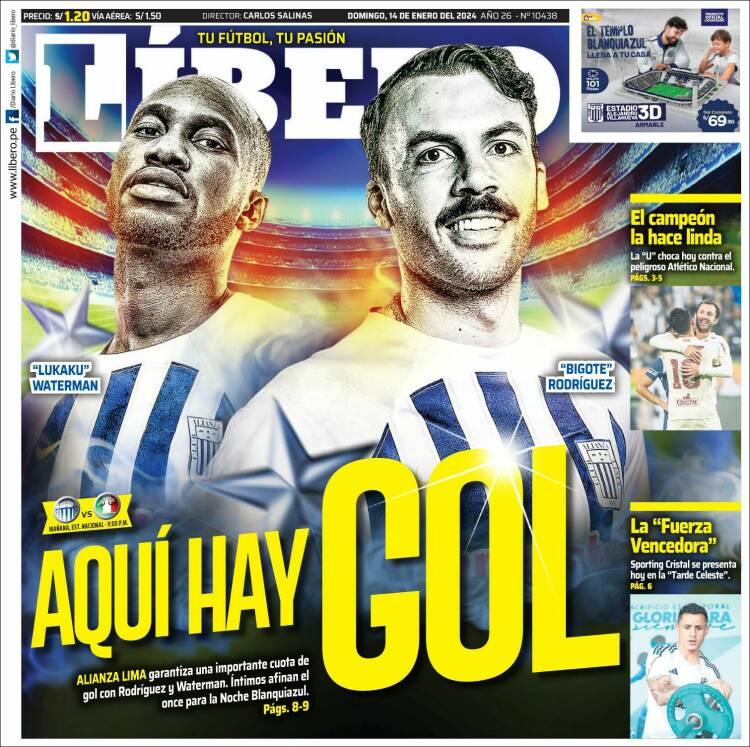 Portada de Líbero (Per&uacute;)