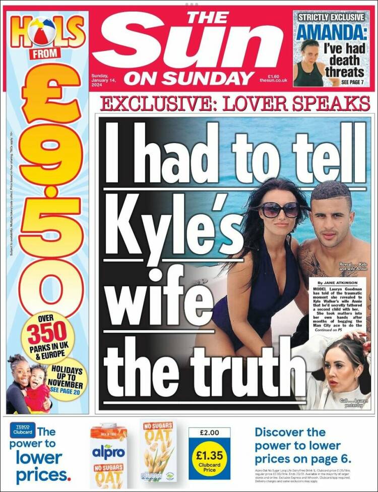 Portada de The Sun (Reino Unido)