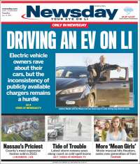 Portada de Newsday (USA)