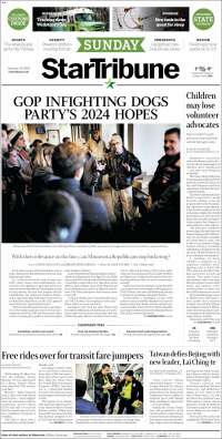 Portada de Star Tribune (USA)