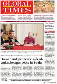Portada de The Global Times (China)