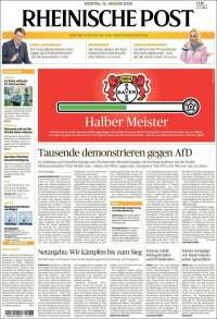 Portada de Rheinische Post (Alemania)