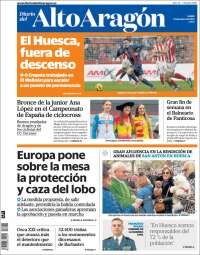 Portada de Diario del AltoAragón (España)