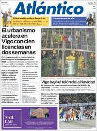 Portada de Atlántico Diario (España)