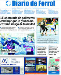 Portada de Diario de Ferrol (España)