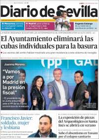 Portada de Diario de Sevilla (España)