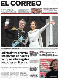 Portada de El Correo - Guipuzcoa (España)