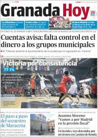 Portada de Granada Hoy (España)