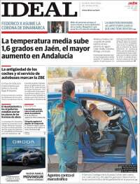 Portada de El Ideal de Jaén (España)