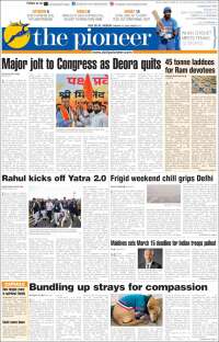 Portada de The Pioneer (India)