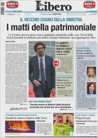 Portada de Libero (Italia)