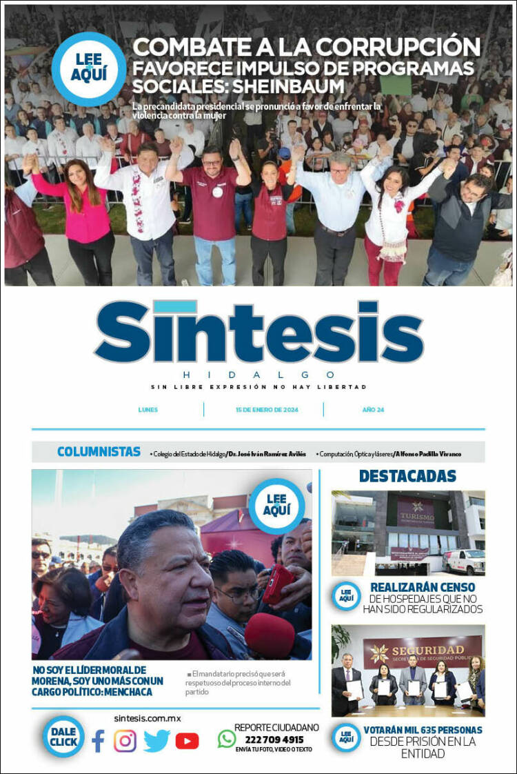 Portada de Sistesis - Hidalgo (México)